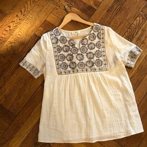 Embroidered Swing Top